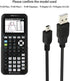 USB Cable for TI 84 Plus / TI 84 Plus C Silver Edition, TI 89 Titanium, TI Nspire CX / CAS Graphing Calculators