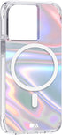 Case-Mate Soap Bubble iPhone 13 Pro Case, 10ft Drop Protection, Compatible with MagSafe, Luxury Iridescent Swirl Effect