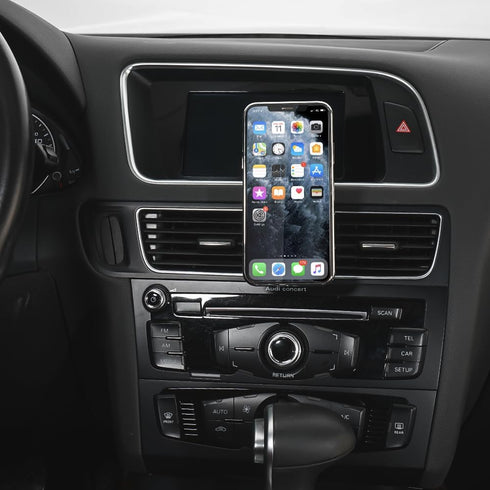 Car Phone Holder for Audi Q5 2009-17/SQ5 2014-17, Strong Magnetic Car Vent Mount, Customized 360° Adjustable Car Phone