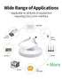 Tonton 2M 6.6FT 5.5mm 2.1mm 90 DC Power Extension Cable x Degree Right Angle Female to DC Male Power Adapter Cord