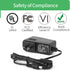 AC to DC 5V 1A Power Supply Adapter, Plug 5.5mm x 2.1mm