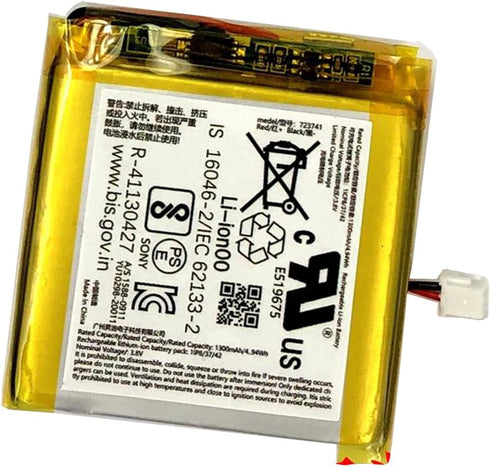LIS1662HNPC 3.7V 1300mAh Battery Replacement for Sony WH-1000XM3, WH-1000XM4, WH-XB900N, WH-H910N, WH-CH710N Headset