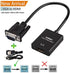 ONTEN VGA to HDMI 1080P Adapter, Male to Female for Computer, Laptop, Monitor, Projector