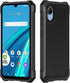 Cricket Debut S2 Case with Tempered Glass Screen Protector, 360 Full-Body Soft TPU Bumper Shockproof Cover