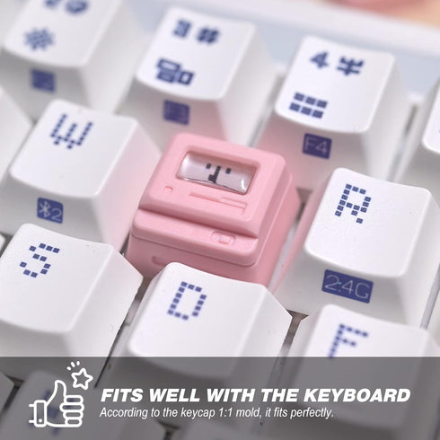 Custom Light Transmission Keycaps for Classic Retro Mechanical Backlit Keyboard, Suitable for Most MX Switches RGB PC