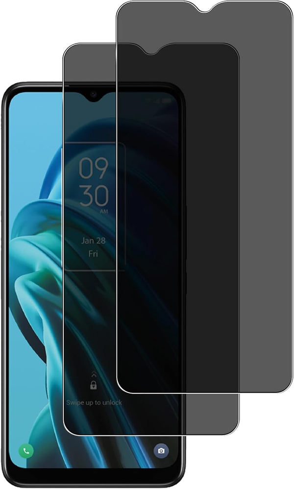 Privacy Screen Protector for TCL 30 XE 5G - 9H Hardness, Anti-Scratch, Anti-Spy, Tempered Glass (2 Pack)