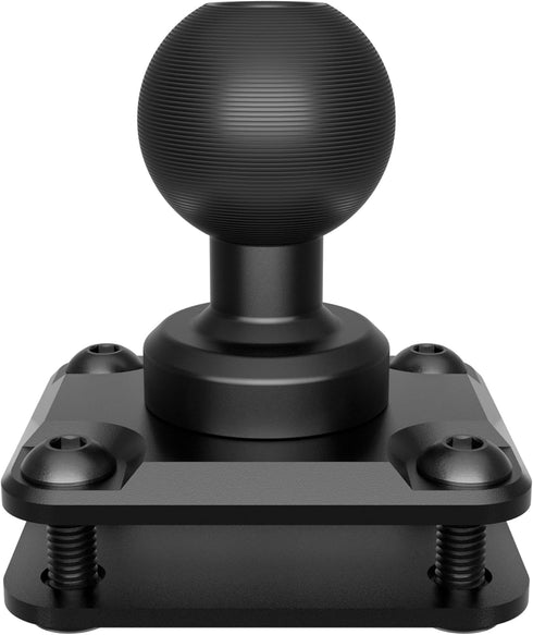 Tackform AMPS Mount with 25.4mm/1”/B-Sized System, CNC 6061-T6 Aluminum Ball, 4-Hole Drill Base, Includes Hardware Kit