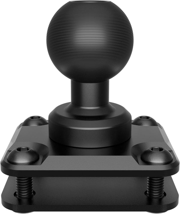 Tackform AMPS Mount with 25.4mm/1”/B-Sized System, CNC 6061-T6 Aluminum Ball, 4-Hole Drill Base, Includes Hardware Kit
