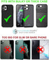 AH Military Grade Camo Cell Phone Holster for Men, Compatible with iPhone 12 Mini SE 5 5S 5C Samsung J1 J3 & More