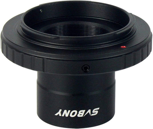 SVBONY Telescope Photo Adapter, T Adapter and T2 T Ring Adapter, 1.25 inch Compatible for Nikon Camera and Telescope