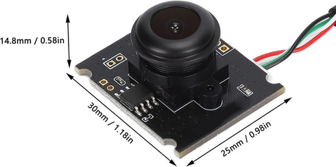 3MP USB Camera Module, Mini Web Cam with 110 Angle of View, USB2.0 Webcam Board for Android