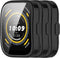3Pack Screen Protector Cases for Amazfit Bip 5, All-Around Protective TPU Bumper (Black+Black+Black)