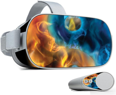 MightySkins Yin and Yang Skin Compatible with Oculus Go Mobile VR - Durable Vinyl Decal Wrap
