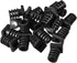 uxcell 20Pcs 6mm Inner Dia PVC Square Strain Relief Cord Boot Protector Sleeve for Power Tool Hose