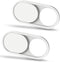 CloudValley Webcam Cover Slide, 0.023 Inch White, Web Camera Cover for MacBook Pro,