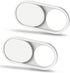 CloudValley Webcam Cover Slide, 0.023 Inch White, Web Camera Cover for MacBook Pro,