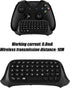 FOSA Chatpad Message Mini Game Keyboard with 2.4G Receiver, Keypad Chat Keyboard with Audio/Headset Jack for Game