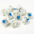 Gateron G Pro 3.0 Blue Switches for Mechanical Keyboard, 3-Pin 60gf Clicky/Pre-Lubed/Pin-enhanced Switches (36pcs, Blue)