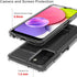 Sucnakp Premium Clear Back Panel + TPU Bumper Cover for Samsung Galaxy A03S Case, US Version (YKL Clear)