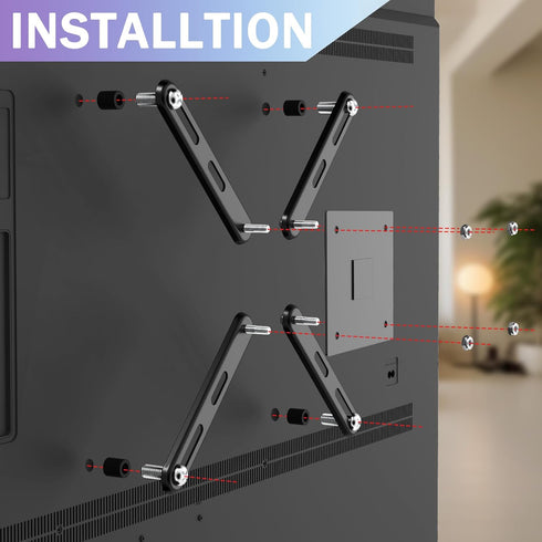 KOPKIO 32 55 inch 400x400mm VESA Mount Adapter Kit for Screens to LCD LED TVTV Wall Mount Bracket Adapter Conversion