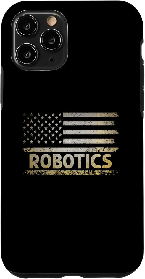 iPhone 11 Pro Robotics Engineer Case - American USA Flag Robots
