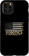iPhone 11 Pro Robotics Engineer Case - American USA Flag Robots