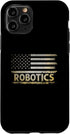iPhone 11 Pro Robotics Engineer Case - American USA Flag Robots