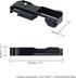 ZV-1F Camera Metal Grip Extension Bracket with Mic Cold Shoe Mount for Sony ZV-1F ZV-1II, Vlog Accessory
