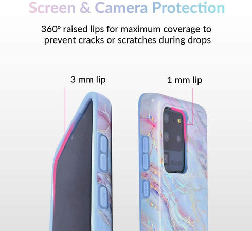 VELVET CAVIAR Compatible with Samsung Galaxy S20 Ultra Case, Marble - Cute Protective Phone Cases for Women, Girls