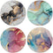 4 Pack Cell Phone Holder, Phone Grip for Smartphone, Finger Expanding Kickstand - Rose Gold Marble Pink Purple Black