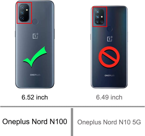 Osophter Shock-Absorption TPU Case for Oneplus Nord N100, Flexible Protective Cover (Navy Blue)
