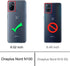 Osophter Shock-Absorption TPU Case for Oneplus Nord N100, Flexible Protective Cover (Navy Blue)