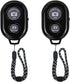 Wireless Camera Shutter Remote Control for Smart Phones - Compatible with iOS/Android (2 Black)