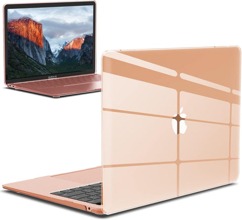 IBENZER Compatible with 2022 2021 2020 MacBook Air 13 inch Case M1 A2337 A2179 A1932, Crystal Clear Hard Shell