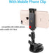 PellKing Action Camera Suction Cup Mount with Adhesive Pad for Vehicle Windshield & Dashboard, Compatible with GoPro