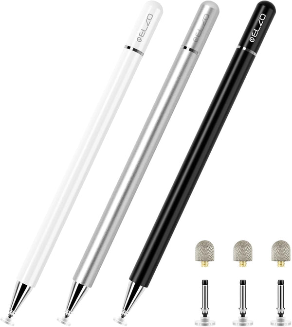 ELZO Stylus Pens for Touch Screen, 2 in 1 Universal Stylus, High Sensitivity