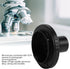 Zyyini Microscope Lens Adapter, Aluminium Alloy Black 23.2mm T-Mount for Nikon F-Mount SLR Camera, Biological Microscope