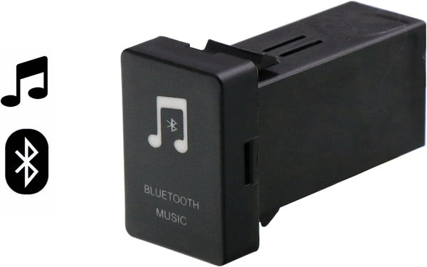 Car Bluetooth Music Adapter Module - Panel Installation AUX Output Use for Toyota, Camry, Corolla, Yaris, RAV4, Reiz,
