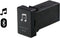 Car Bluetooth Music Adapter Module - Panel Installation AUX Output Use for Toyota, Camry, Corolla, Yaris, RAV4, Reiz,