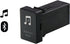 Car Bluetooth Music Adapter Module - Panel Installation AUX Output Use for Toyota, Camry, Corolla, Yaris, RAV4, Reiz,