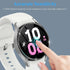 Compatible 9H Tempered Glass Screen Protector for VIRAN W101 Smart Watch, Lamshaw, 1.43 inches, 3 Pack