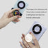 Xerial Cute Sliding Base Compatible with PopSocket Phone Grip, Removable Clear Base for Upgrading Phone Grip
