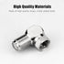 Right Angle Coax Connector, 5 Pack F Type 90 Degree Coaxial Male to Female Cable Connector