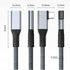 USB 4 Extension Cable 240W 2FT, Right Angle Thunderbolt 4/3 & USB C Male to Female Cable, PD 3.1 Fast Charging for