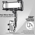 ILKCC 360 Rearview Mirror Phone Holder for Car, Rotating and Retractable Multifunctional Rear View Phone Mount