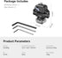 SmallRig Quick Release Camera Monitor Mount with Cold Shoe, Supports 360° Swivel and 170° Tilt for 5" & 7" Monitors