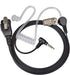 UAYESOK Acoustic Tube Walkie Talkie Earpiece with Mic PTT - Compatible with YAESU Vertex FT-60 FT-70 FT-1DR VX-10 VX-150