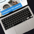 Ultra Thin Clear Keyboard Cover Protector, Soft TPU Skin for MacBook Air 13 inch Model A2237 A2179