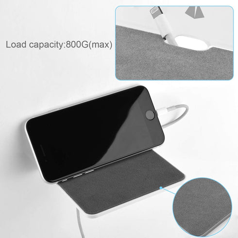 TXEsign Wall Shelf Speaker Mount, Small Acrylic Floating Speaker Shelf for Bluetooth Speaker, Webcam, Cell Phones,