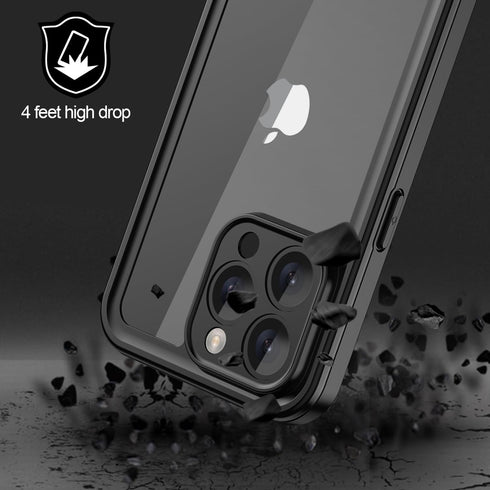 Waterproof Case for 15 Pro Max - Shockproof IP68 Full-Body Sturdy Case with Built-in Screen Protector, Durable